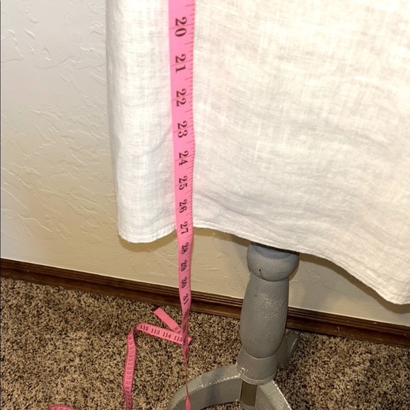 TERZO MILLENNIO Elegant Light taupe Pure Linen Top. From Italy. Sz. Small loose - Picture 10 of 14